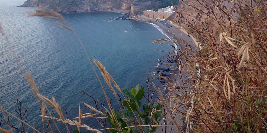 Cala Pozzo Vecchio Beach on the Island of Procida.