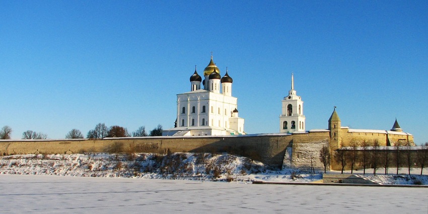 Ancient Russian city offering medieval fortresses and scenic landscapes