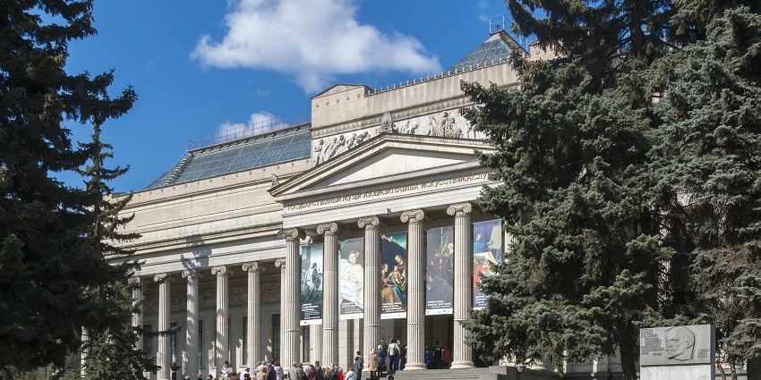 Pushkin Museum is among the best places to visit in Moscow featuring European art, sculptures, and historical artefacts