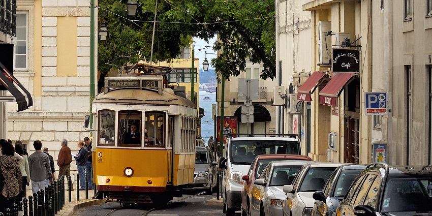 Best things to do in Lisbon in December: Ride Tram 28