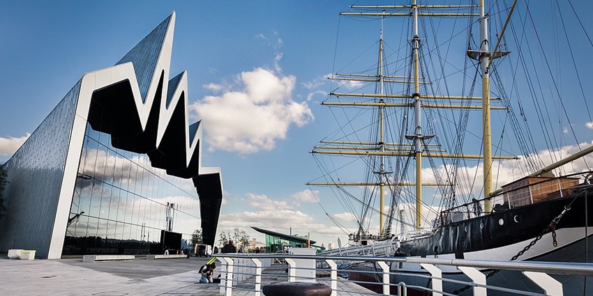 With a striking architecture, this riverside museum is Glasgow’s award-winning museum.