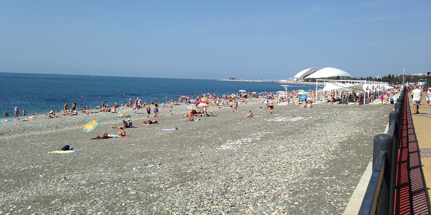 Riviera is among the best nude beaches in Russia offering relaxation, swimming, and coastal views in Sochi.