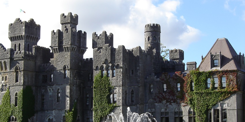 Image of Ashford Castle lakeside view, perfect for a Valentine’s Day celebration in Ireland.