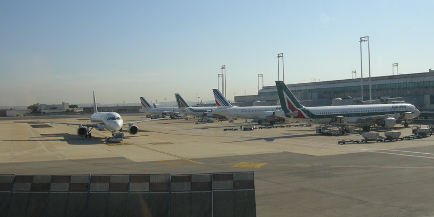 Image of Rome Fiumicino Airport - one of the best airports in Italy you can explore from