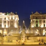 A view of the Piazza della Repubblica, a top place to experience Rome’s nightlife.