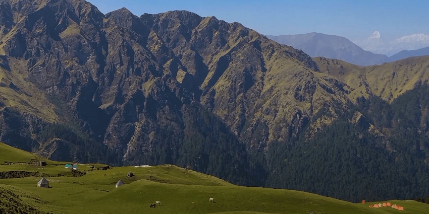 Image of Roopkund Trek, a high-altitude trail known for its mystery lake and snowy terrain