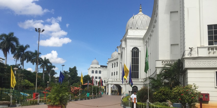 An image of the Salar Jung Museum in Hyderabad, known for its extensive collection of artefacts