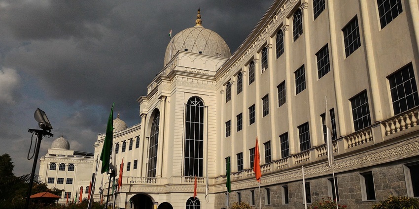 An image of Salar Jung Museum, one of the top 10 museums in India that offers exhibits.