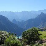 Hikers stand triumphantly at Salkantay Mountain after completing their scenic Salkantay trekking.