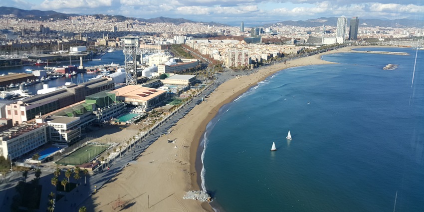 Beaches in Barcelona are perfect for a coastal retreat