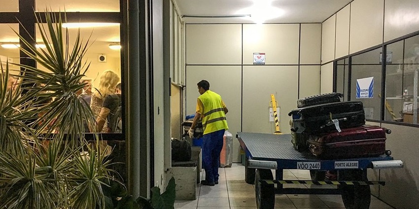 Lounges at Airports in Portugal - an airport ground staff working in Santa Maria Airport