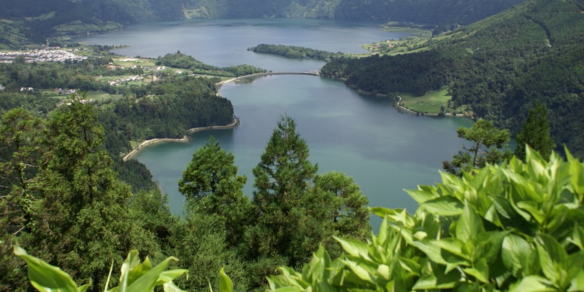 Explore lush landscapes and volcanic lakes on the beautiful Portuguese island of Sao Miguel