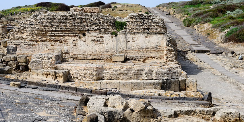 The ancient ruins of Tharros City sit on the Western Coast - one of the places to visit in Italy.