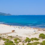 Beautiful grasslands in Sardinia in Italy which is one of the most beautiful palces