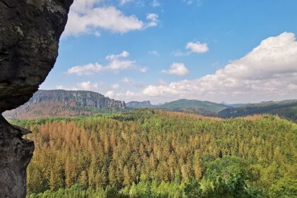 An image of Saxon Switzerland National Park, a famous place to visit in Germany.