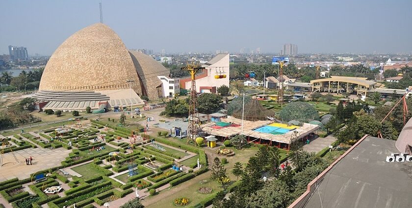 An image of the Science City in Kolkata, one of the famous science museums in India.