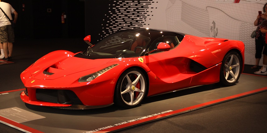 Seea captivating exhibit showcases the aluminium frame on a trip to Ferrari Museum