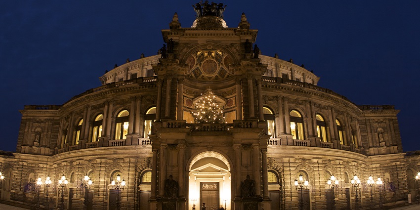 Semperoper Dresden is one of the best places near Saxon Switzerland National Park.