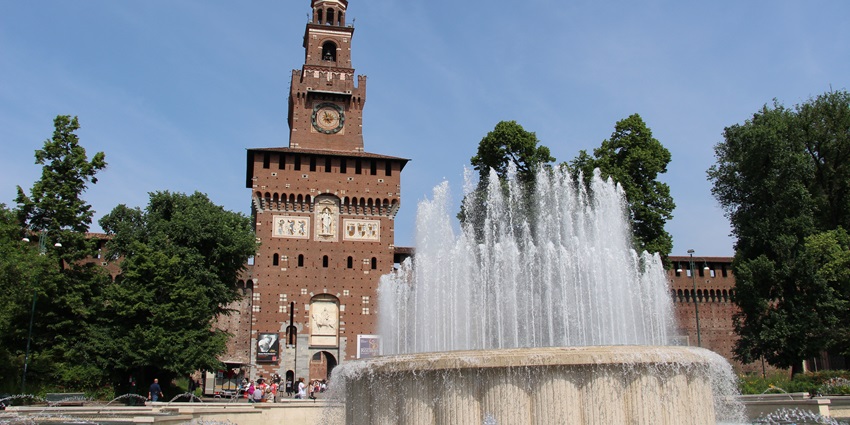 Step into history at Sforza Castle – where Milan’s past stands bold.