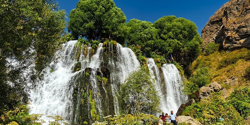 Visit the magnificent waterfall, Shaki, a natural wonder near Tatev Monastery