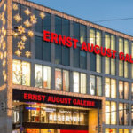 An image of Ernst August Galerie, one of the famous shopping malls in Germany.