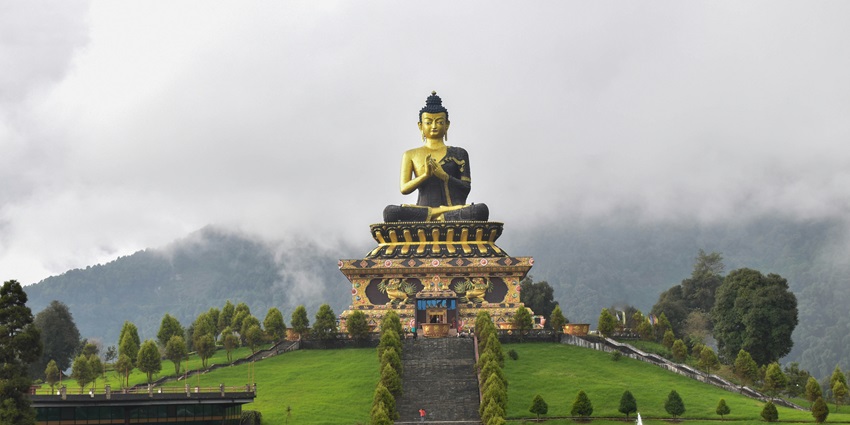 An image of Tathagata Tsal in Sikkim, a destination to visit in September and October