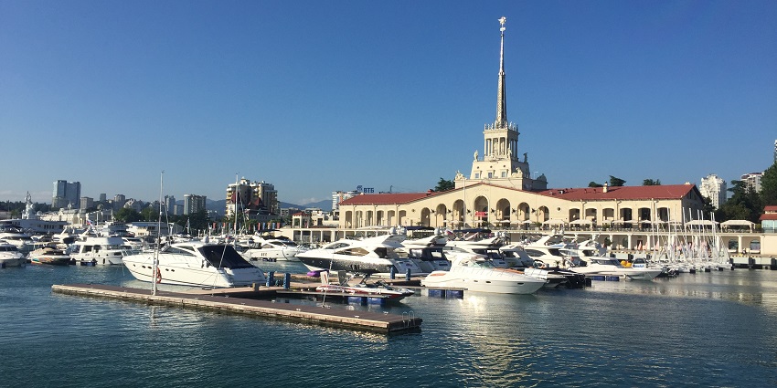 Most Popular Places to Visit in Russia in January is Black Sea resort city known for beaches and skiing