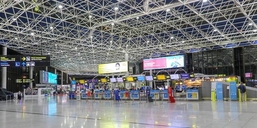 Sochi International Airport is a major hub in southern Russia, serving as one of the key airports in Russia.