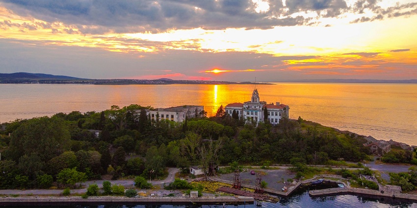 One of the best places to visit in Bulgaria - scenic view of sunset over the sea