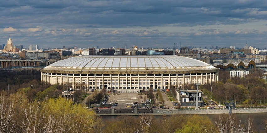 Sparrow Hills, located near the State Historical Museum, offers stunning views of Moscow.
