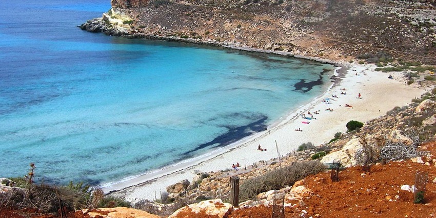 Spiaggia dei Conigli in Lampedusa is one of the best beaches in Italy