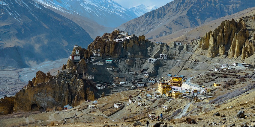 An image of the Key Monastery in Spiti Valley, one of the best places to visit in September