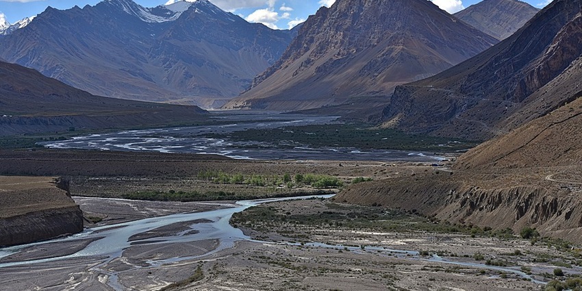An image of the landscape of Spiti Valley, one of the best places to visit in July in North India.
