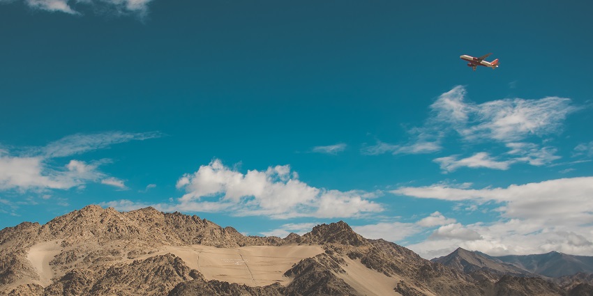 A bird’s eye view of Ladakh from Spituk, the beginning point for trekking in Leh