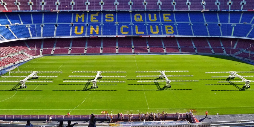 Spotify Camp Nou, a site offering a sporty approach to couples.