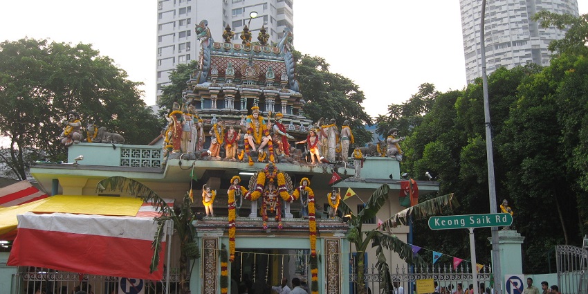 The statue of Lord Ganesh in Sri Sithivinayagar Temple, one of the temples in Germany.
