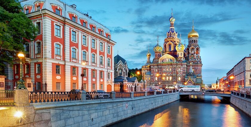 St. Petersburg nightlife shines with illuminated streets, lively bars, and stunning night views.