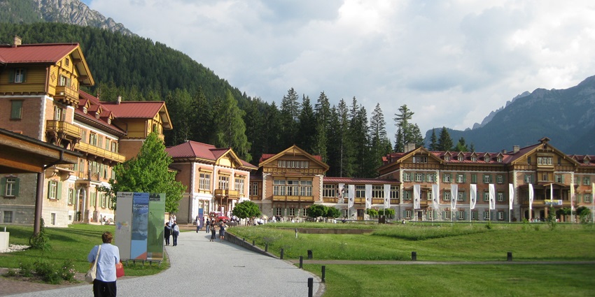 Staying at the Grand Hotel Toblach is a unique thing to do in Italy.