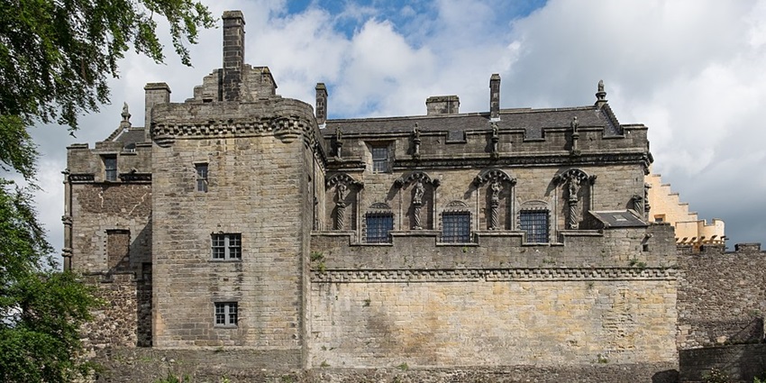 The facade of the Stirling Castle is among the most impressive Renaissance buildings.