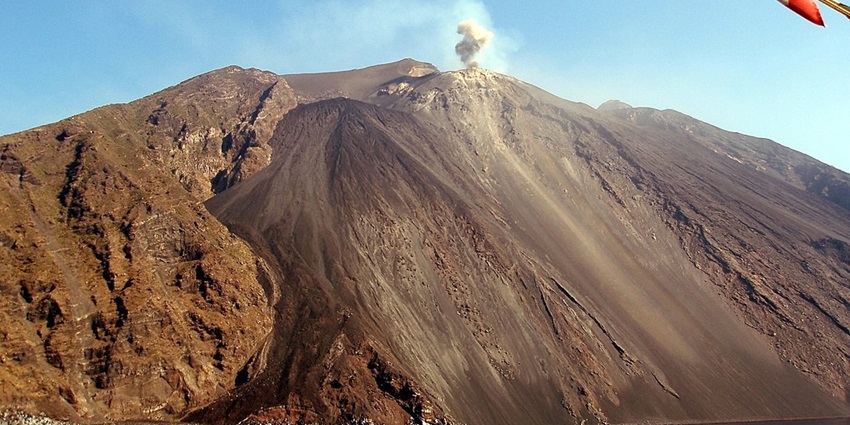 The volcanic island of Italy-Stromboli, one of the best Italian islands.