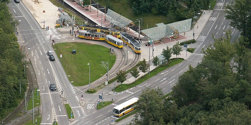 Ruhbank at Fernsehturm Stuttgart, a tourist attraction near Mercedes-Benz Museum.