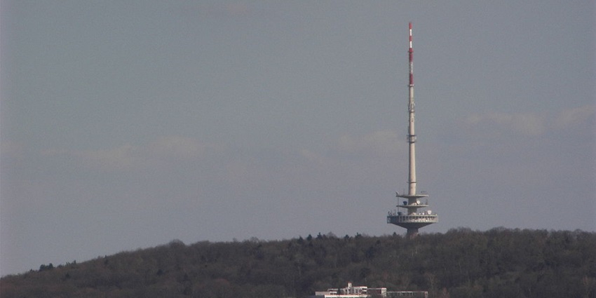 An image showing the Stuttgarter Fernmeldeturm, a notable Stuttgart tourist place.