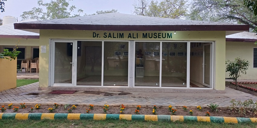 The famous Salim Ali Museum at the premises of Sultanpur National Park, Haryana