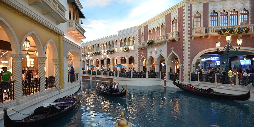 View of classic Gondola ride, an amazing thing to do in Venice
