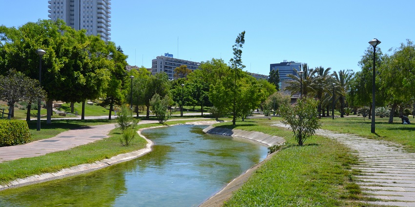 Visiting the Turia Gardens is another one of the relaxing things to do in Valencia.