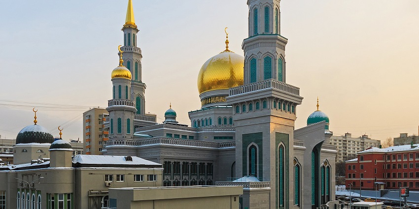 An image of the Tampere Islamic Centre, exhibiting modern and beautiful architecture.