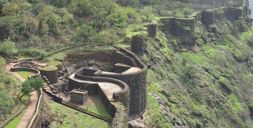 A view of the historic Tarapur Fort, the historical gem with rugged walls and coastal views.