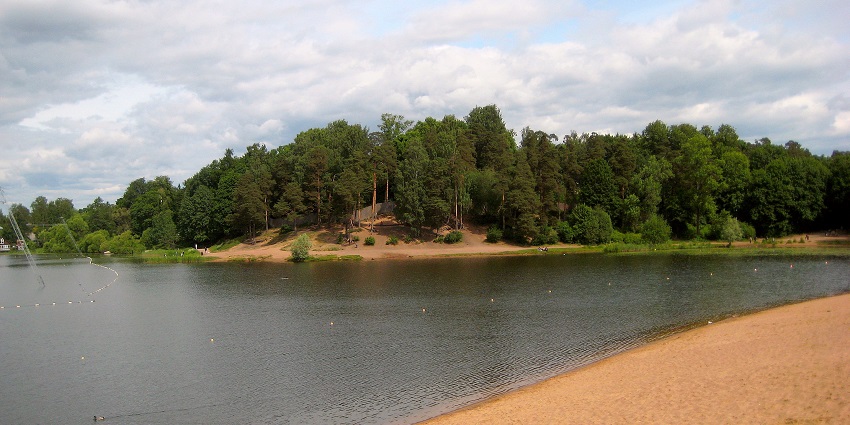 Secluded beach offering a peaceful environment and scenic views.