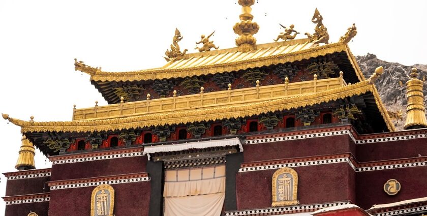 Image of a monastery - soak your soul in peace and solace at Tashilhun monastery