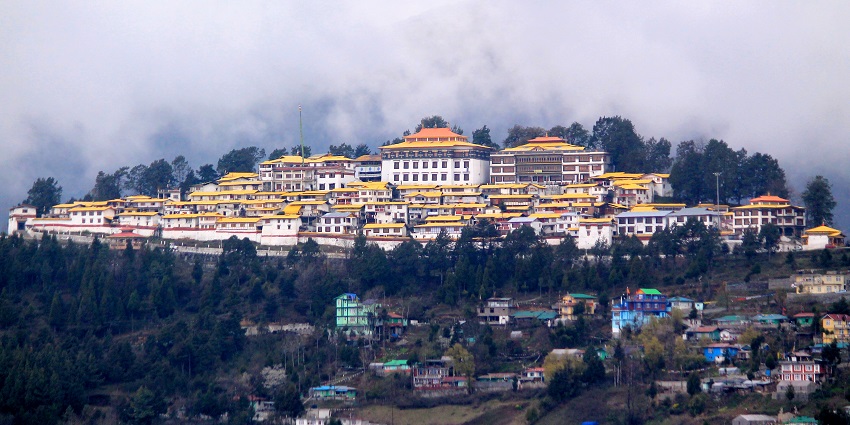 Image of Tawang Monastery, part of the highest hill stations in North East India.